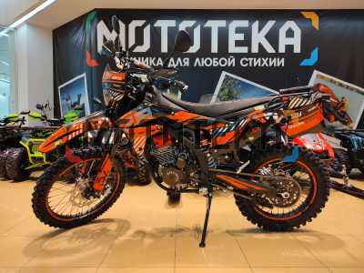 Мотоцикл кроссовый / эндуро Regulmoto (Регулмото) ZR PR 300 4 valves 6 Gear чёрный/оранжевый с ПТС